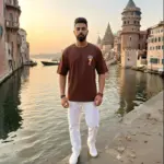 Hand-Painted SHIV TANDAV Oversized T-Shirt, Indian Spiritual Artwear - Image 3